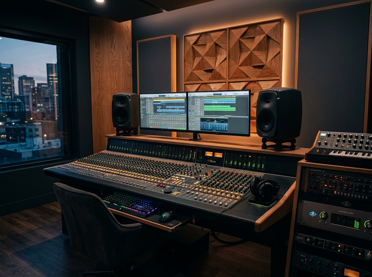 Audio Immersia Studio Control Room