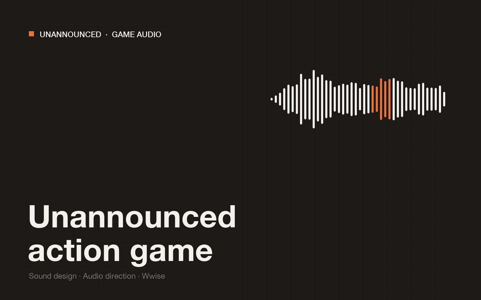 Unannounced Action Game